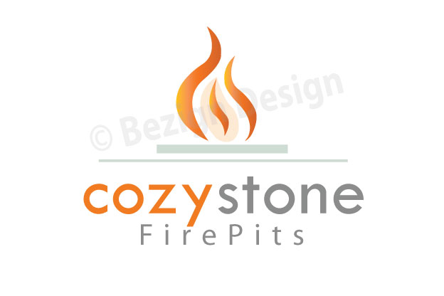 08- Cozy Stone Firepits - Logo Design